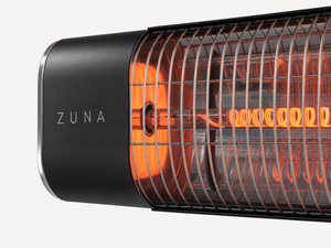 Zuna 2000W Infrared Outdoor Heater — IP65 Carbon Fibre, Silent, Wall-Mount, NZ