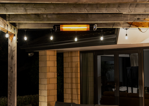 Zuna 2000W Infrared Outdoor Heater — IP65 Carbon Fibre, Silent, Wall-Mount, NZ